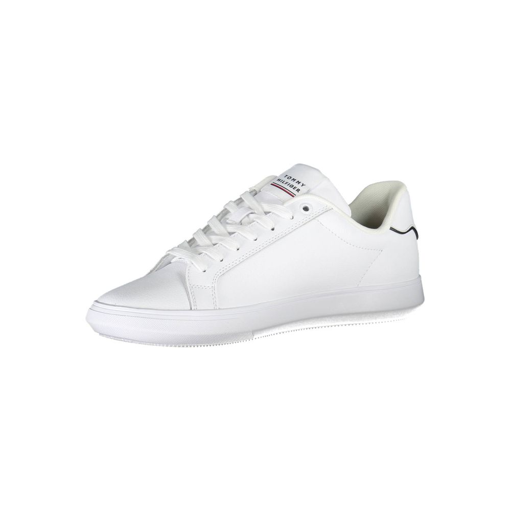 Zapatillas blancas de poliéster de Tommy Hilfiger
