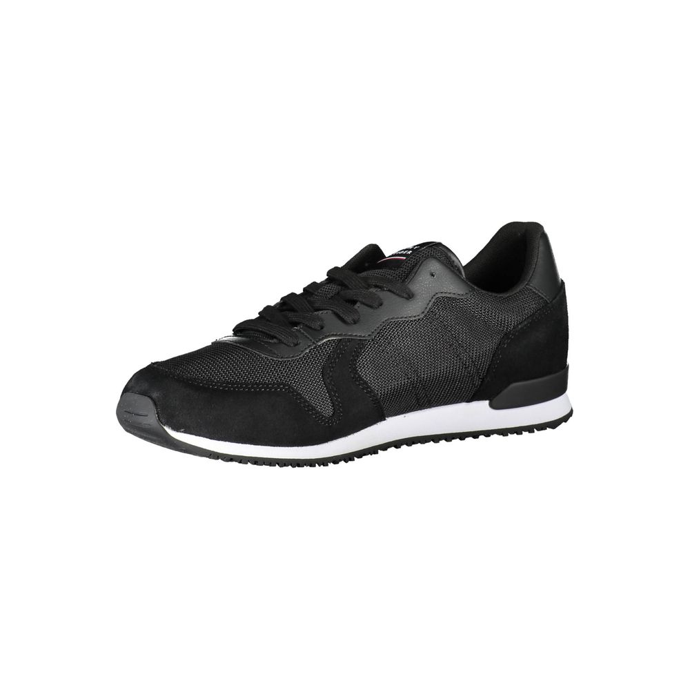 Zapatillas Tommy Hilfiger negras de poliéster