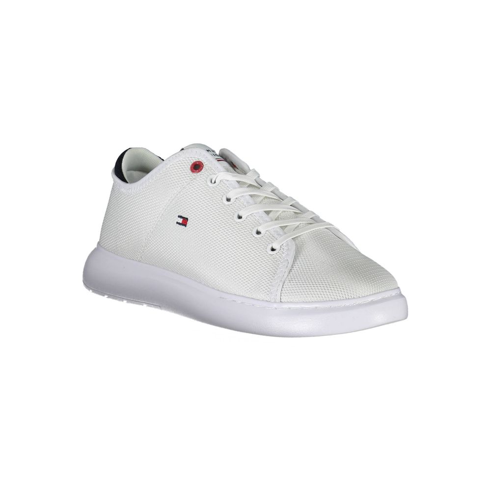 Zapatillas blancas de poliéster de Tommy Hilfiger