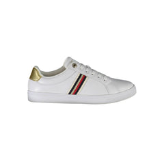 Zapatillas blancas de poliéster de Tommy Hilfiger