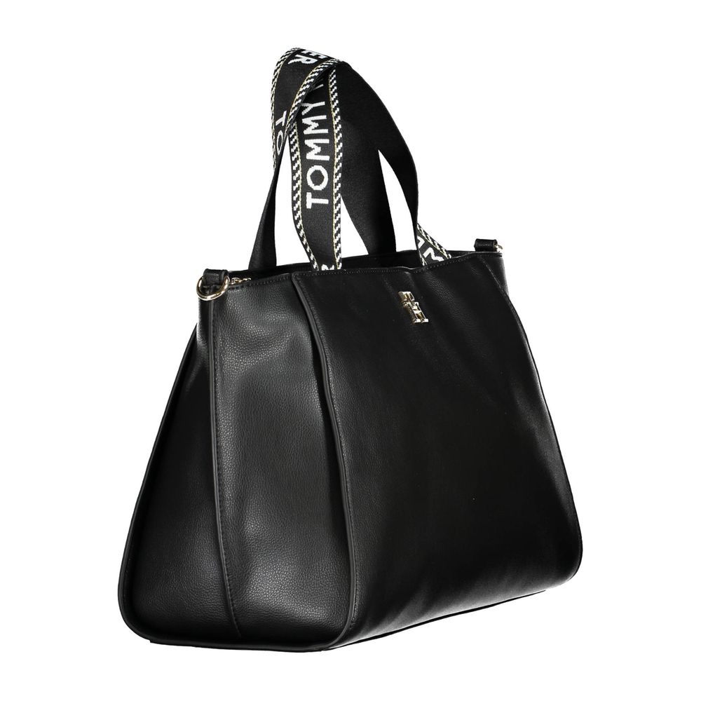 Bolso de mano Tommy Hilfiger de poliéster negro