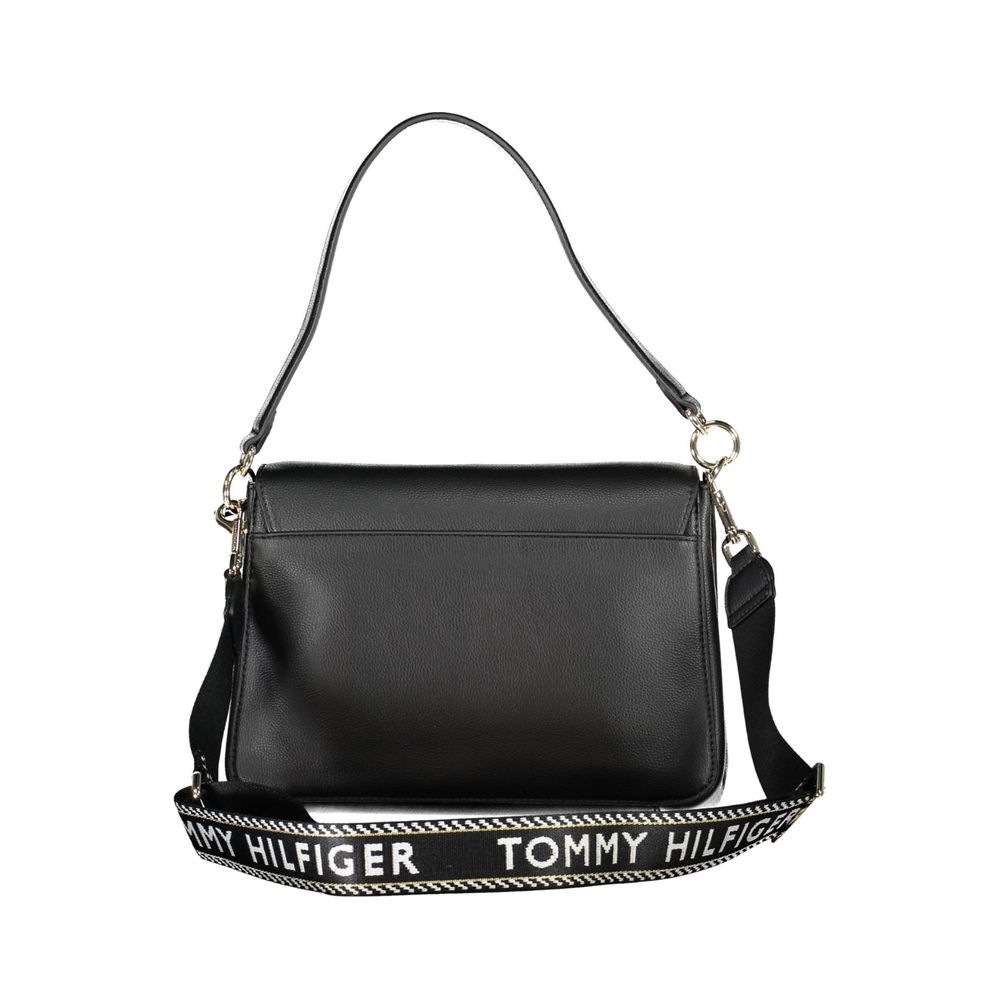 Bolso de mano Tommy Hilfiger de poliéster negro