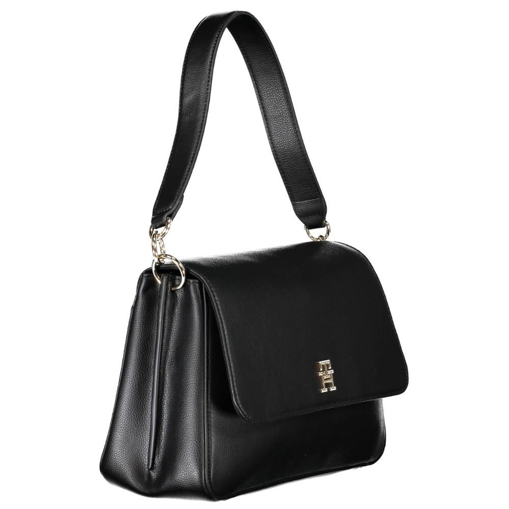 Bolso de mano Tommy Hilfiger de poliéster negro