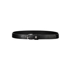Cinturón de cuero negro Tommy Hilfiger