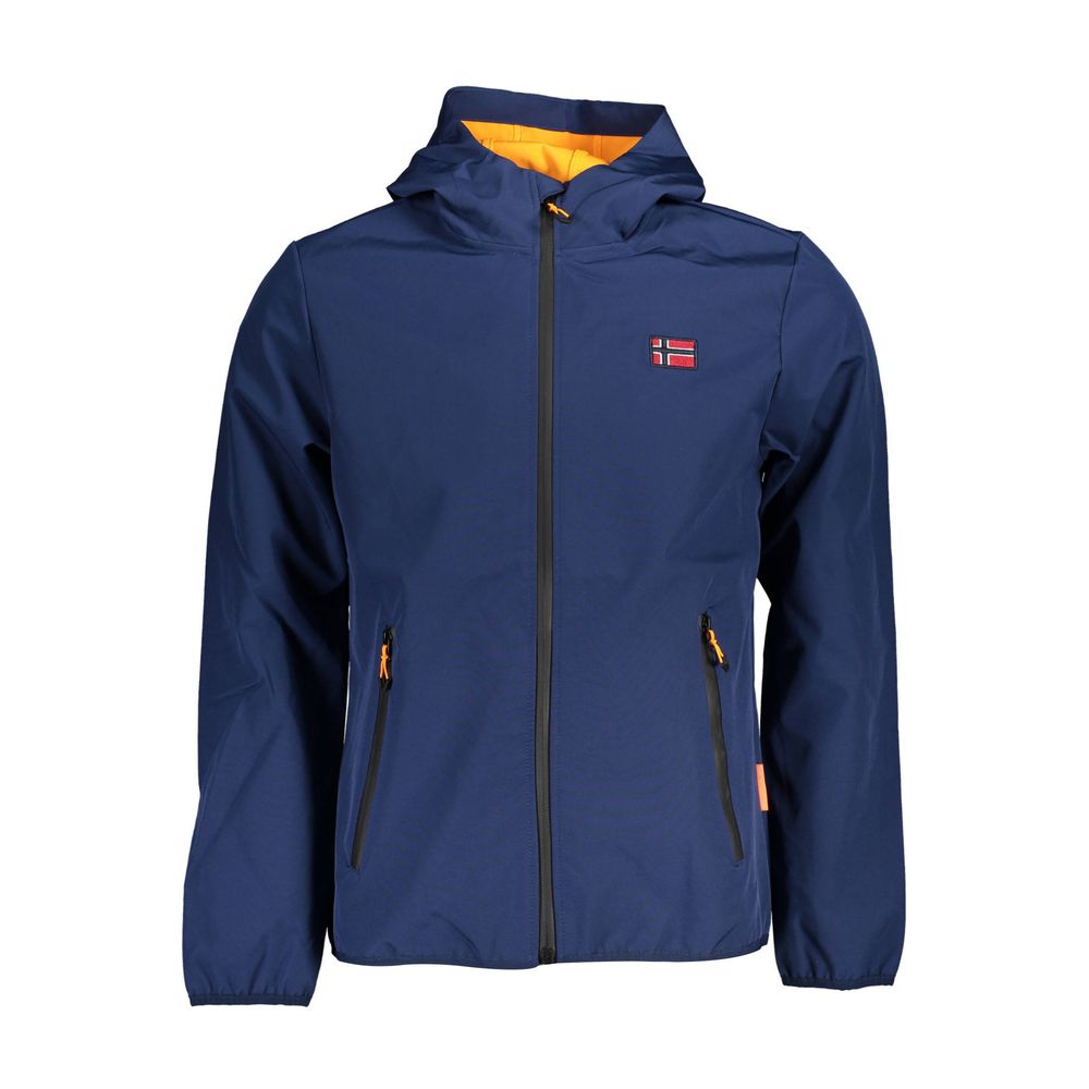 Chaqueta de poliéster azul de Noruega 1963