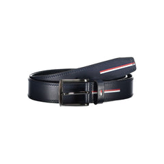 Cinturón de cuero azul Tommy Hilfiger
