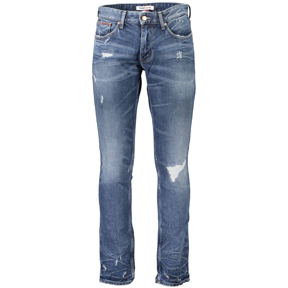 Vaqueros y pantalón de algodón azul Tommy Hilfiger