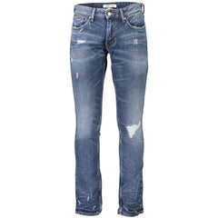 Vaqueros y pantalón de algodón azul Tommy Hilfiger