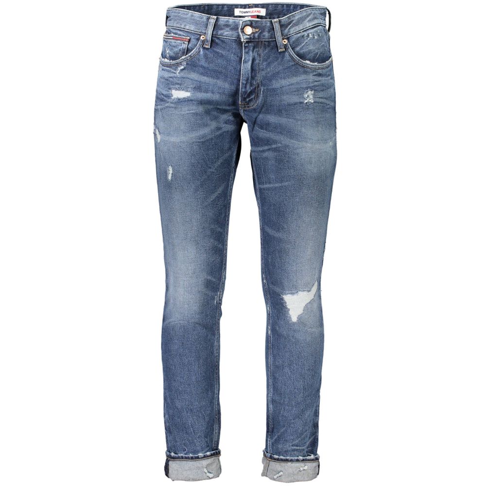 Vaqueros y pantalón de algodón azul Tommy Hilfiger