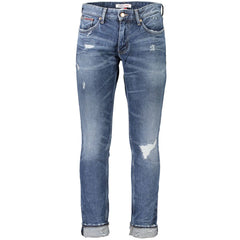 Vaqueros y pantalón de algodón azul Tommy Hilfiger
