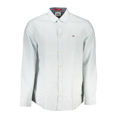 Camisa de algodón azul Tommy Hilfiger