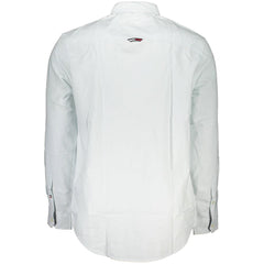 Camisa de algodón azul Tommy Hilfiger