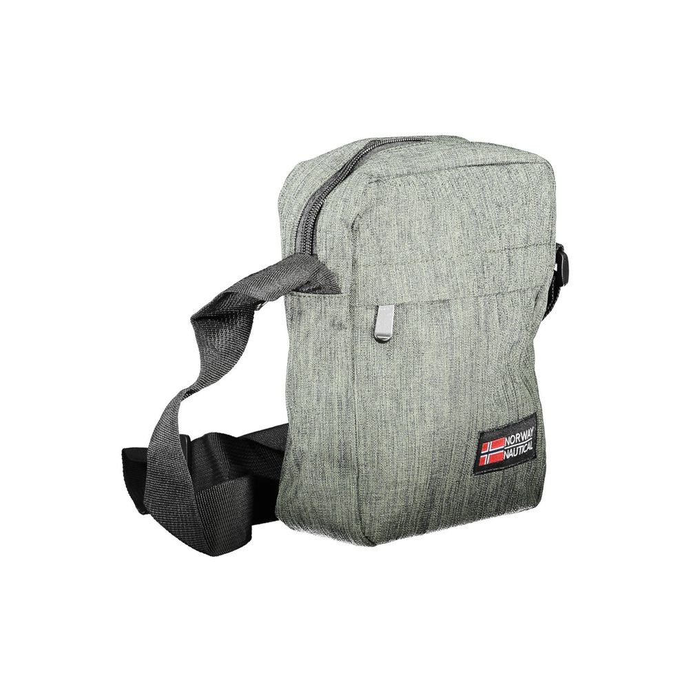 Bolso de hombro de poliéster verde de Noruega 1963