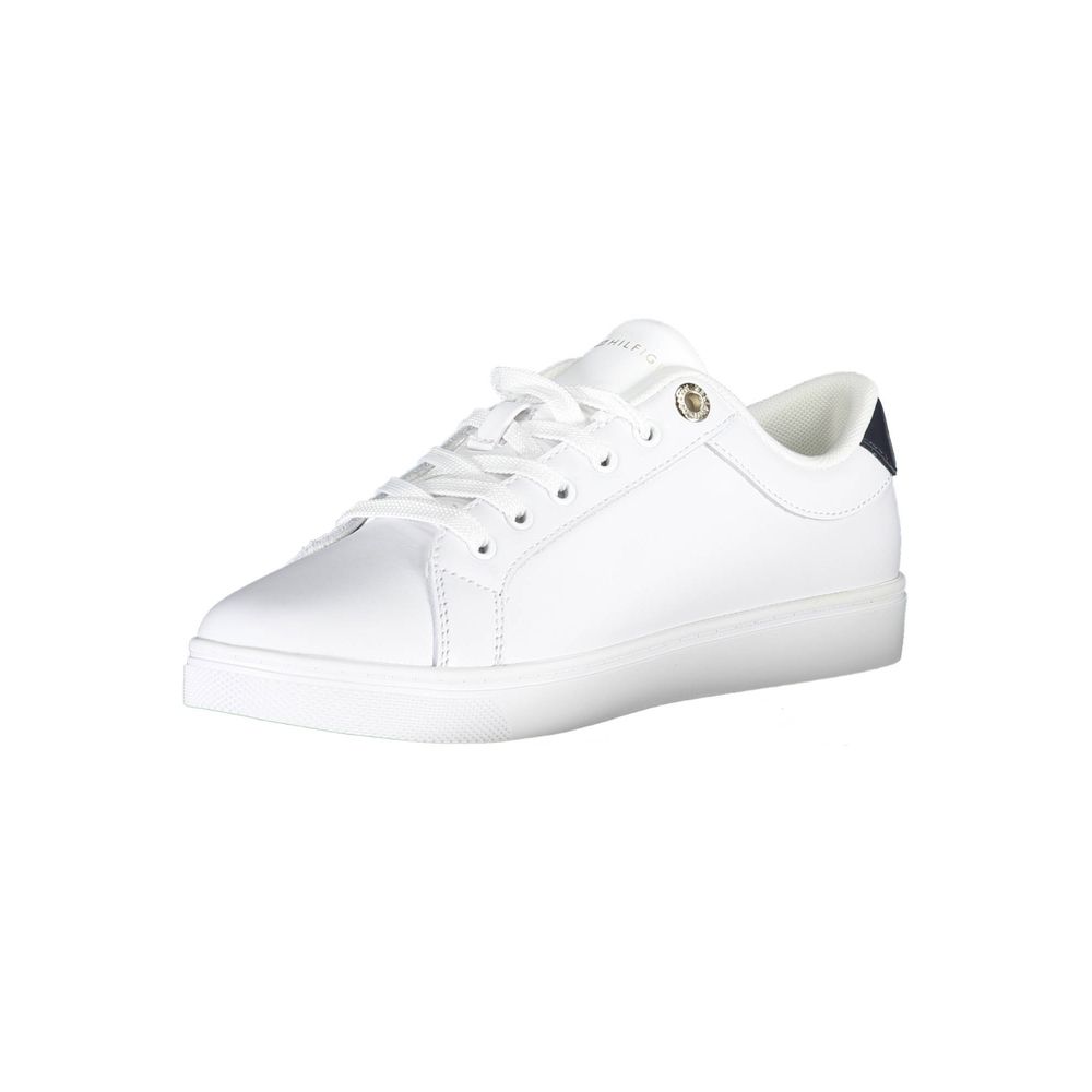 Zapatillas blancas de poliéster de Tommy Hilfiger
