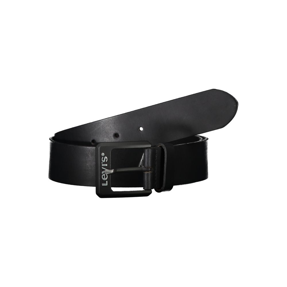 Cinturón de cuero negro de Levi's