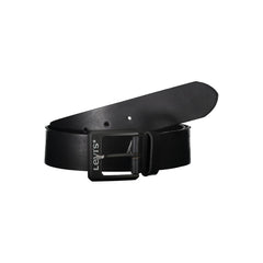 Cinturón de cuero negro de Levi's
