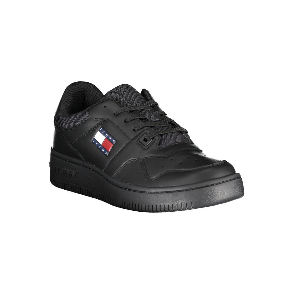 Zapatillas Tommy Hilfiger negras de poliéster