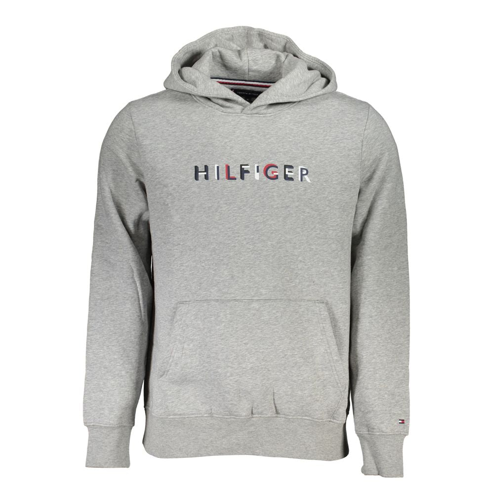 Suéter de algodón gris de Tommy Hilfiger