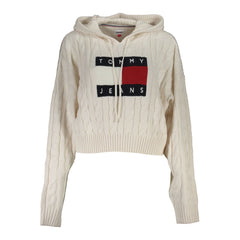 Suéter de poliéster blanco de Tommy Hilfiger