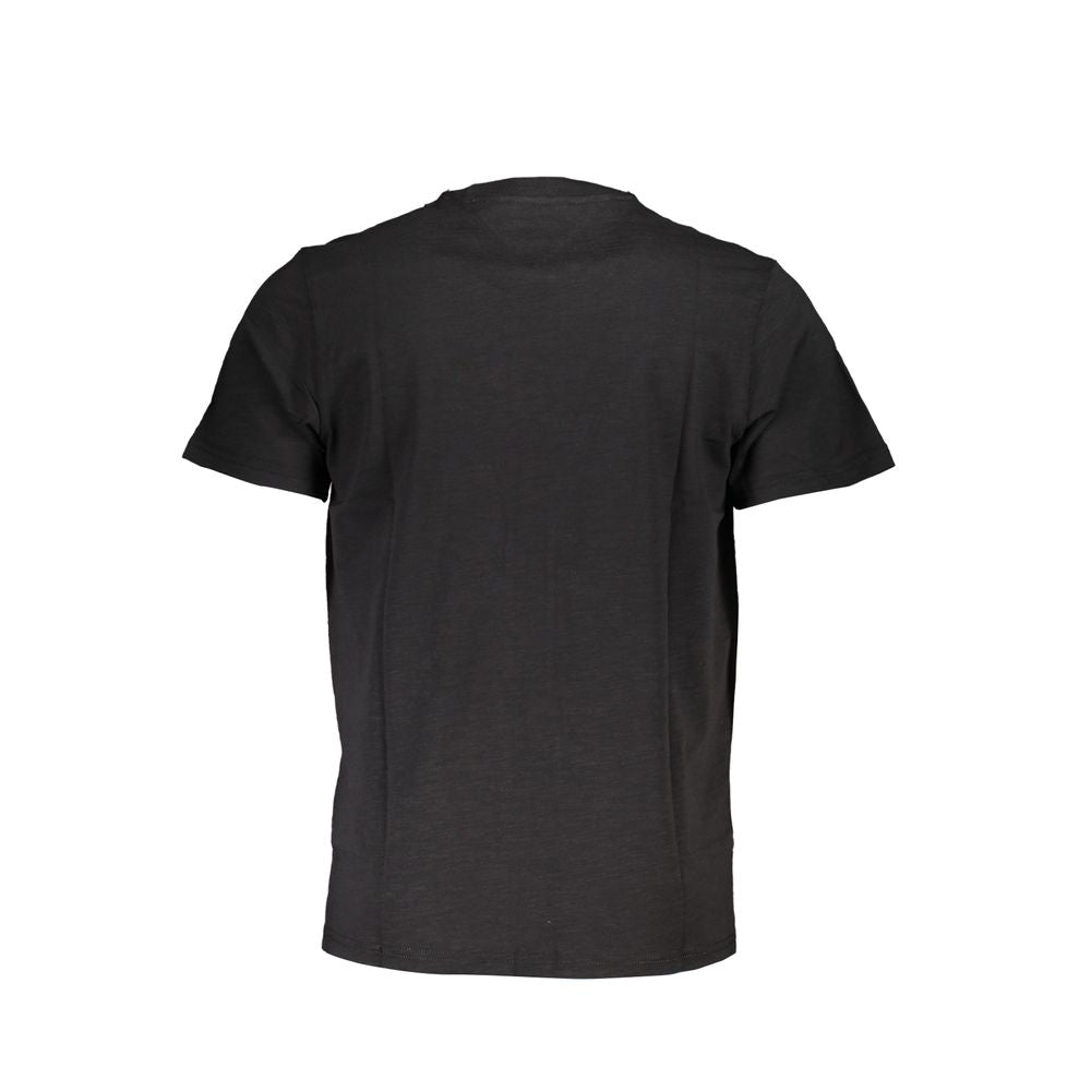 Camiseta de algodón negra de Tommy Hilfiger
