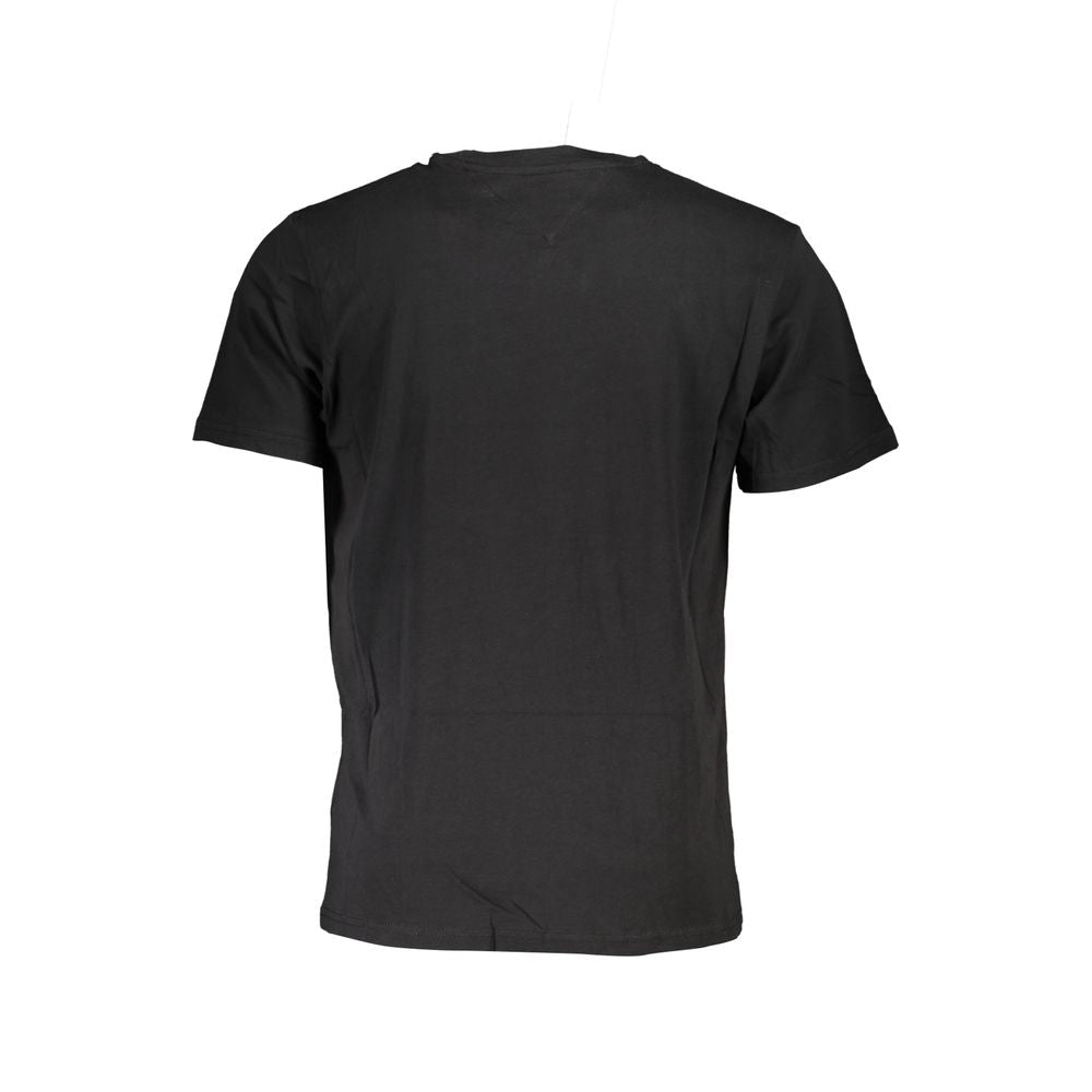 Camiseta de algodón negra de Tommy Hilfiger