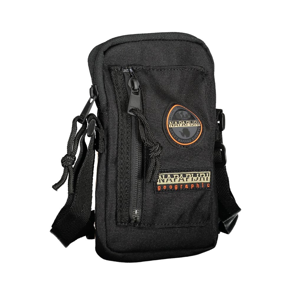 Bolso de hombro de poliéster negro Napapijri
