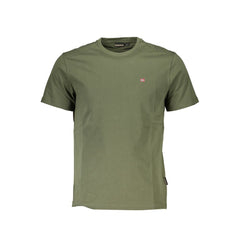 Camiseta de algodón verde Napapijri
