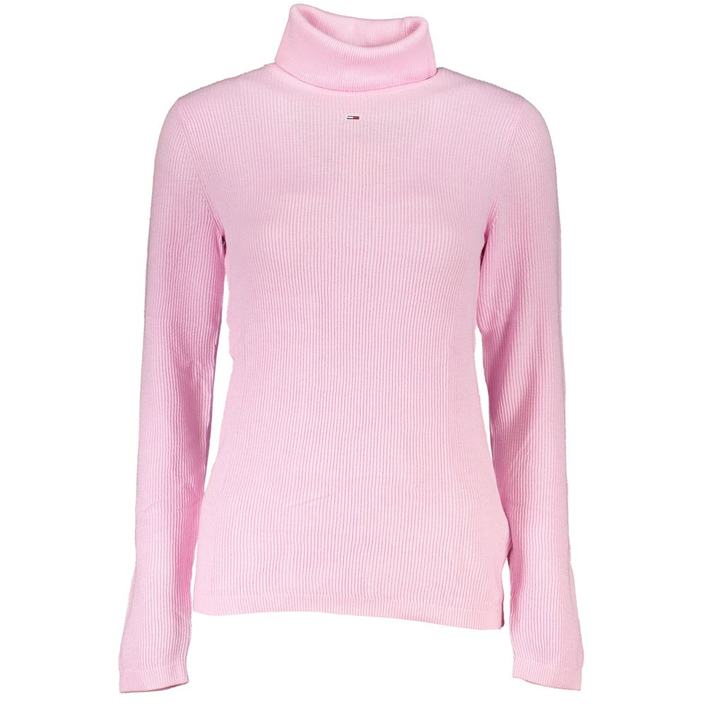 Suéter de algodón rosa de Tommy Hilfiger