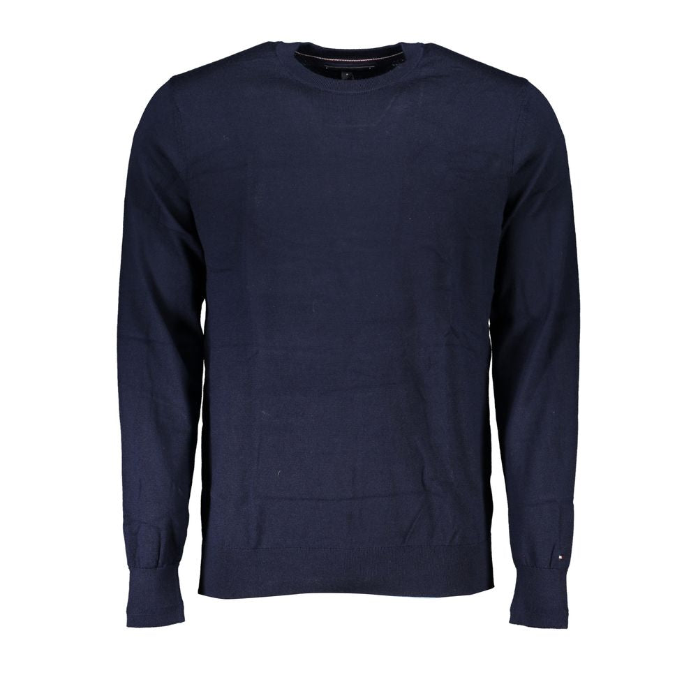 Suéter de tela azul Tommy Hilfiger