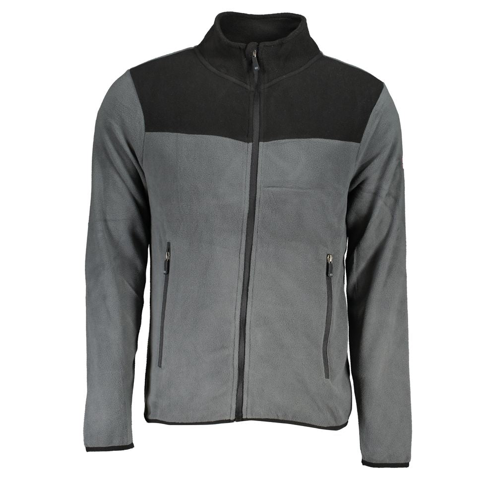 Suéter de poliéster gris de Noruega 1963