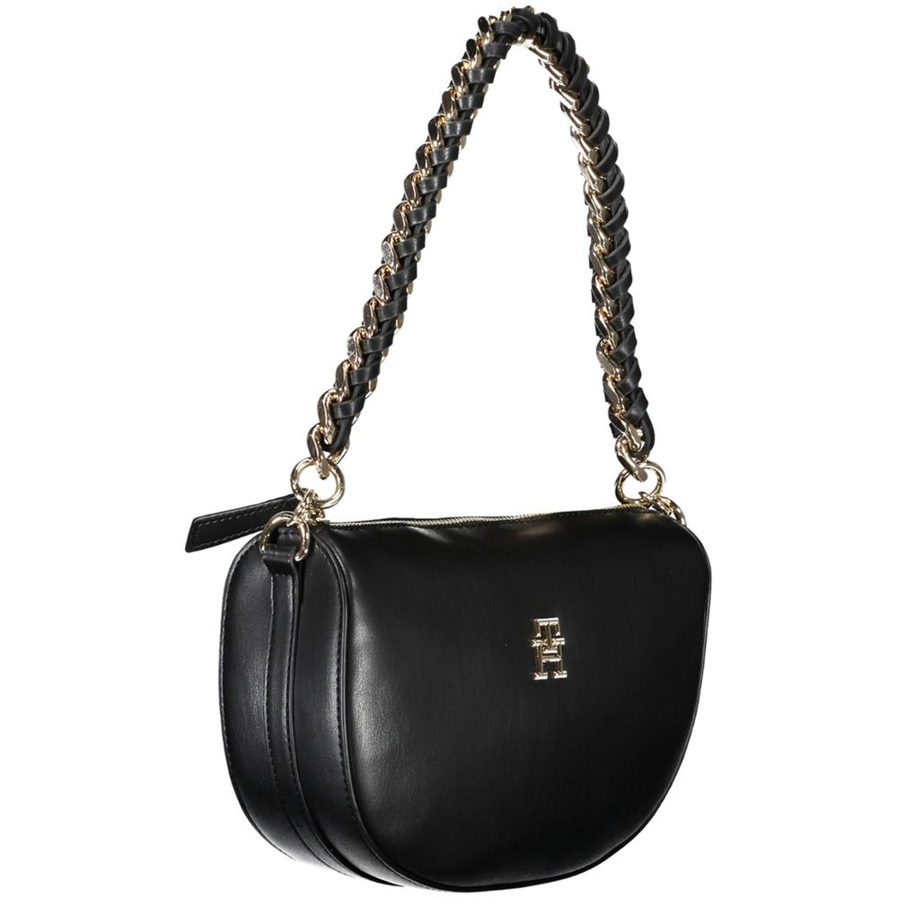 Bolso de mano Tommy Hilfiger de polietileno negro