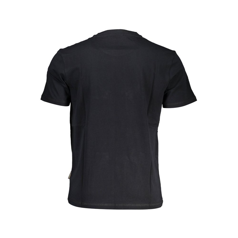 Camiseta de algodón negra Napapijri