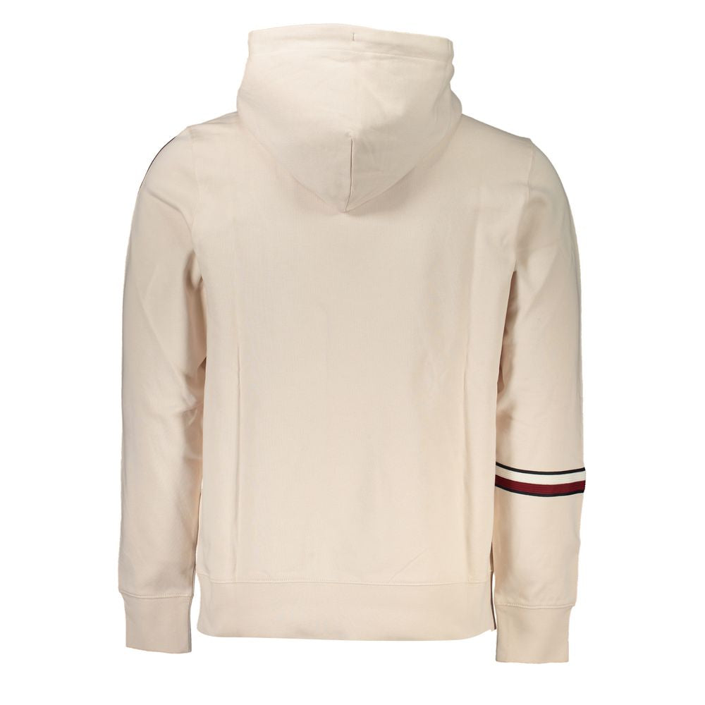 Suéter de algodón beige de Tommy Hilfiger