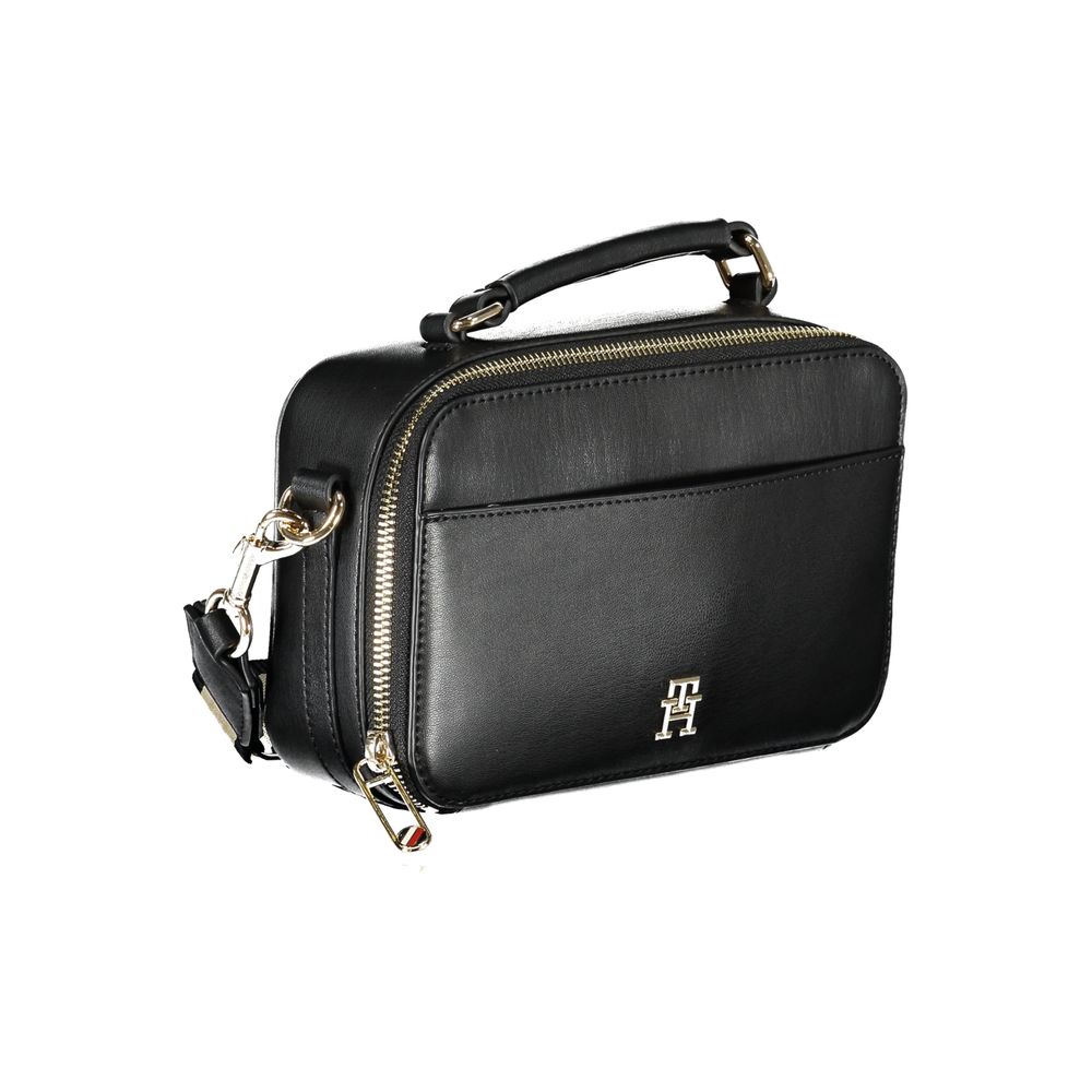Bolso de mano Tommy Hilfiger de polietileno negro