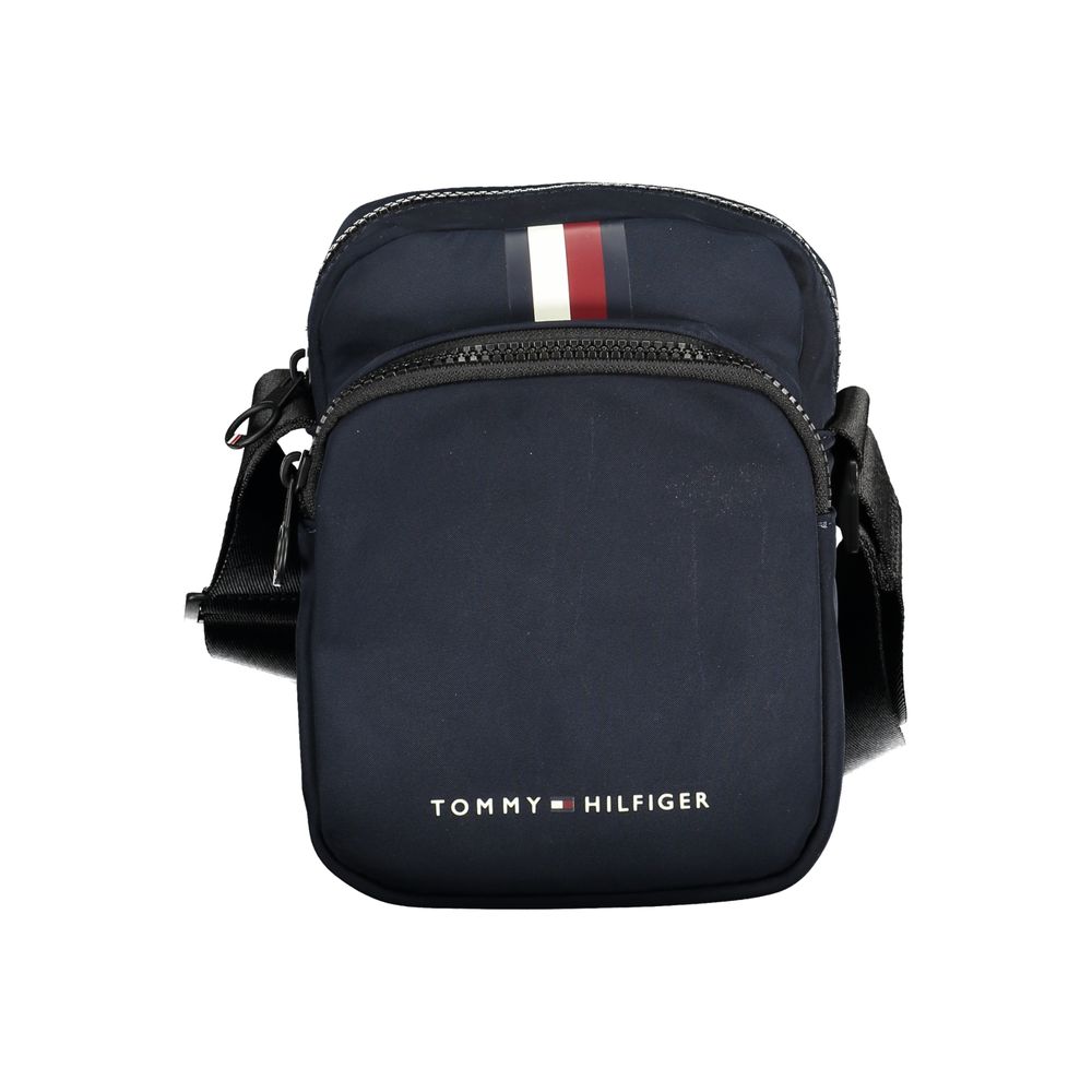 Bolso de hombro de poliéster azul Tommy Hilfiger