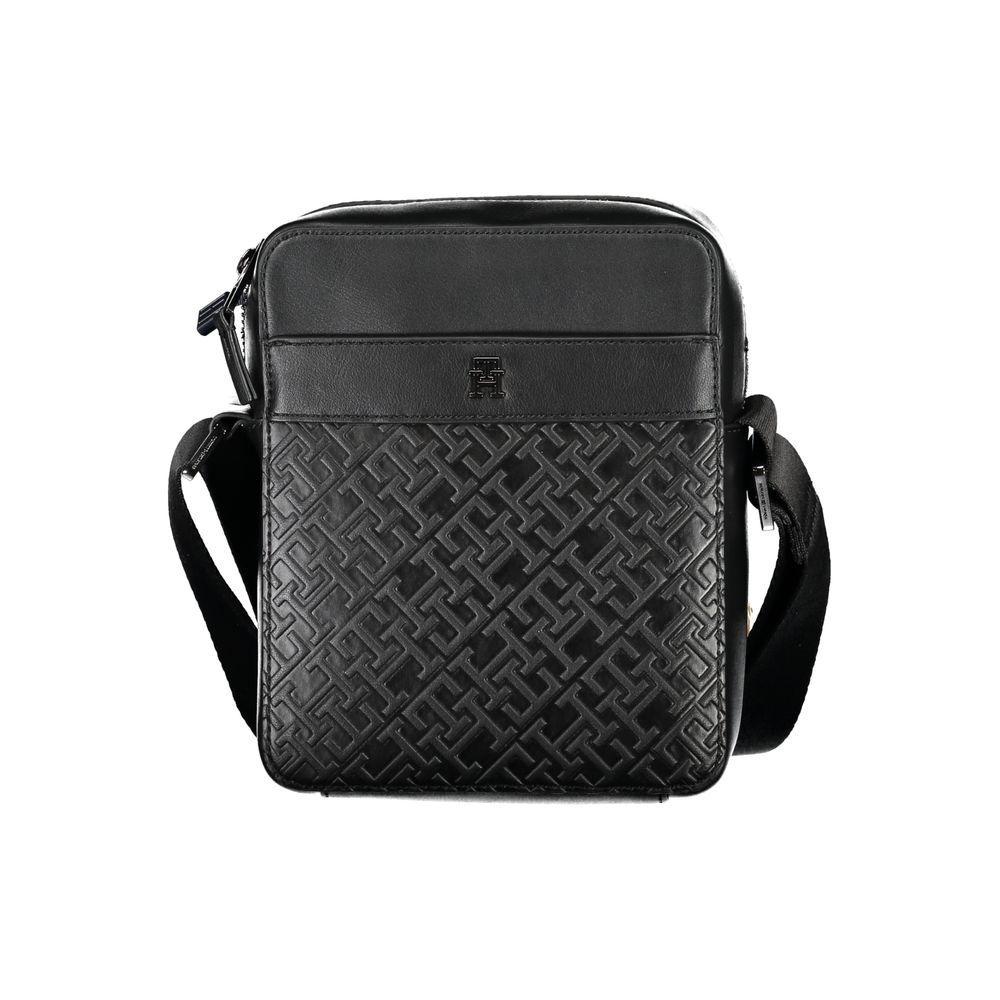 Bolso de hombro de polietileno negro de Tommy Hilfiger