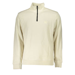 Suéter de algodón beige de Hugo Boss