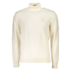 Suéter de algodón blanco de Hugo Boss