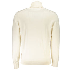 Suéter de algodón blanco de Hugo Boss