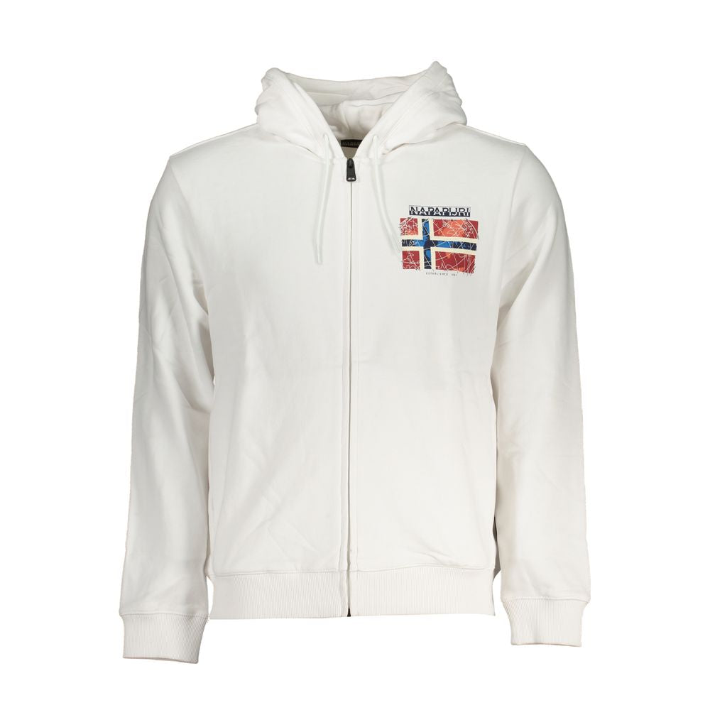 Suéter de algodón blanco Napapijri