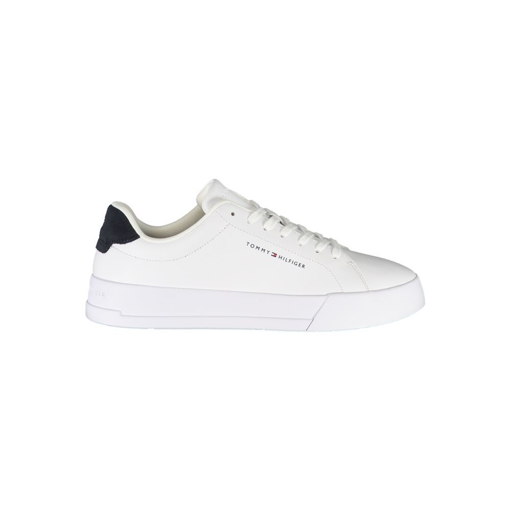 Zapatillas blancas de poliéster de Tommy Hilfiger