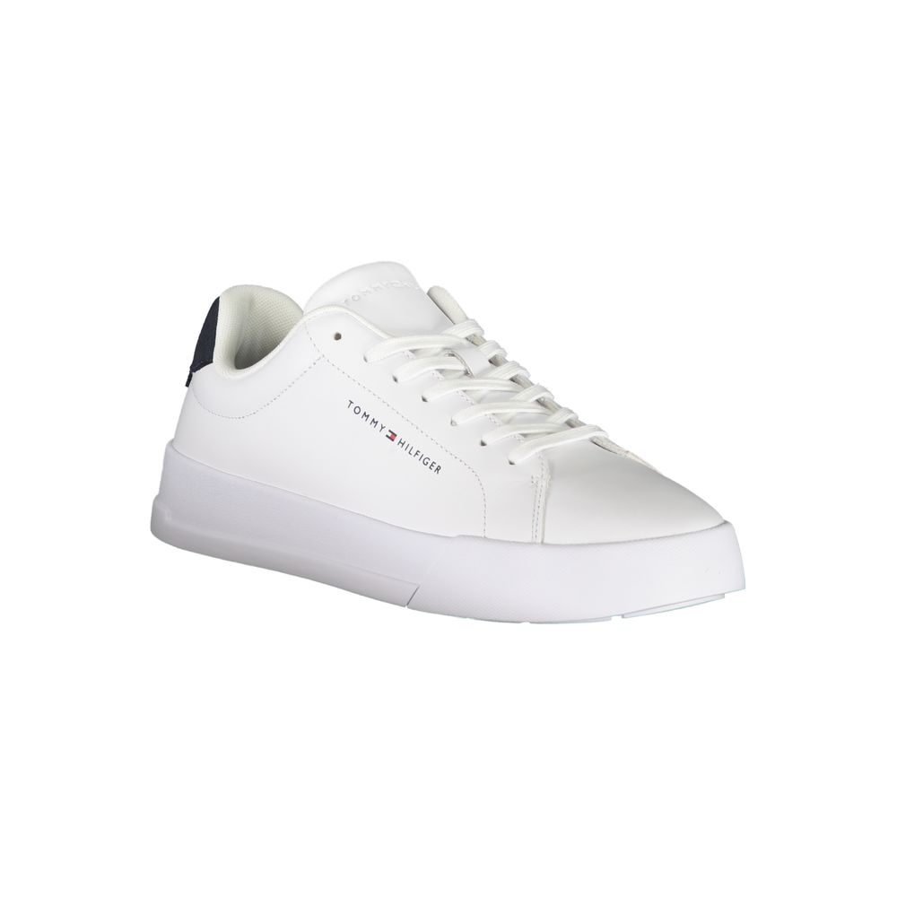 Zapatillas blancas de poliéster de Tommy Hilfiger