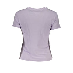 Camisetas y tops de algodón morados de Tommy Hilfiger