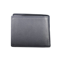Cartera de cuero azul Tommy Hilfiger
