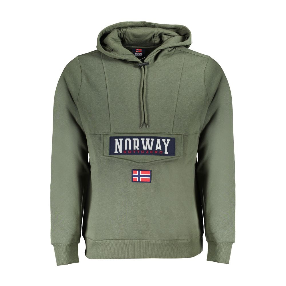 Suéter de algodón verde de Noruega 1963