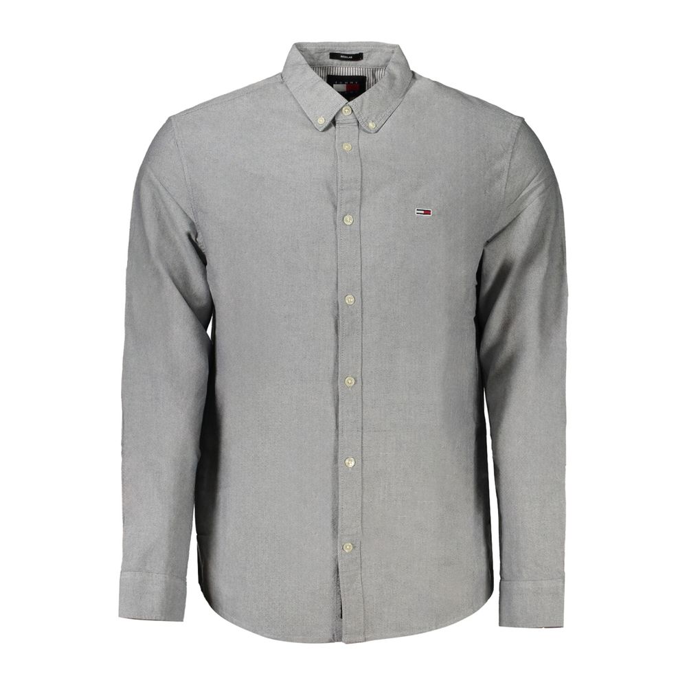 Camisa de algodón azul Tommy Hilfiger