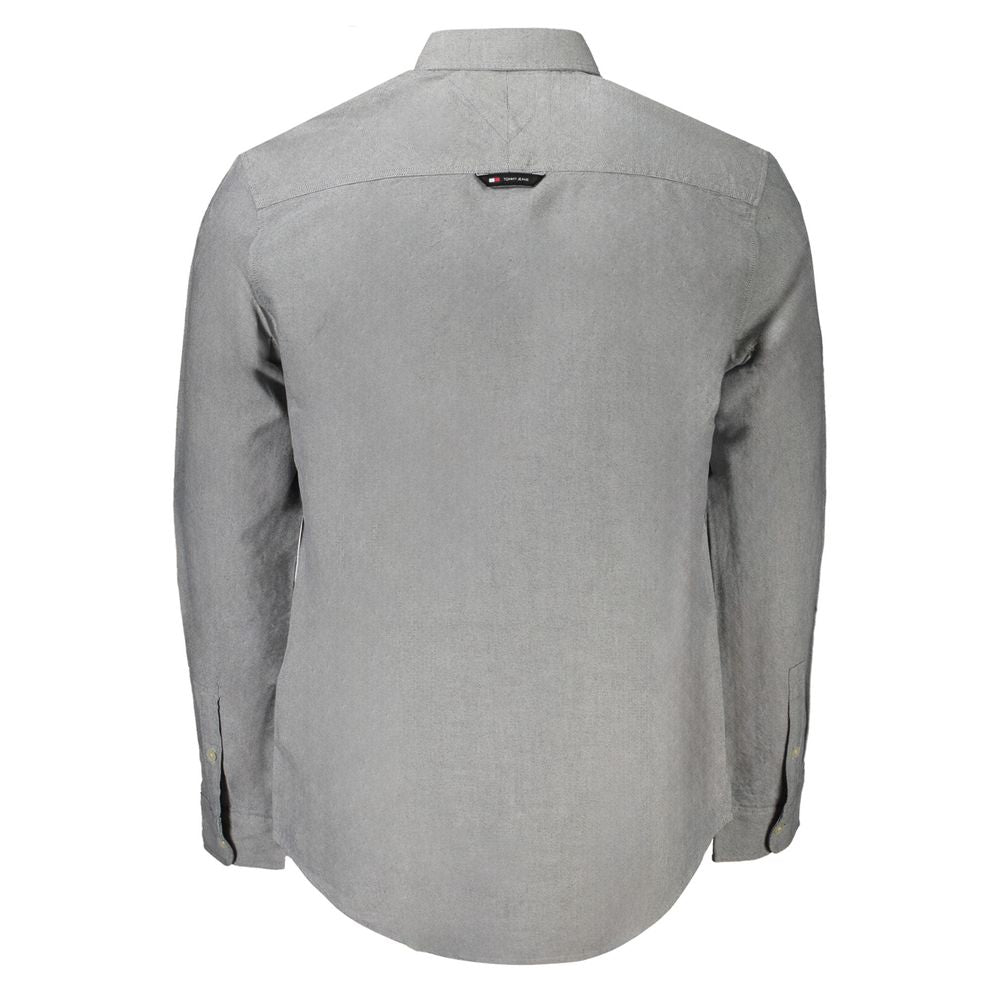 Camisa de algodón azul Tommy Hilfiger