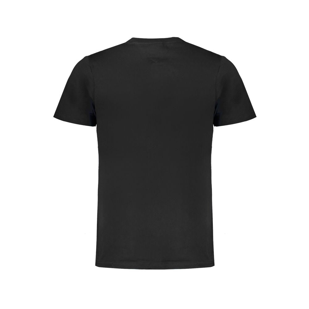 Camiseta de algodón negra de Tommy Hilfiger