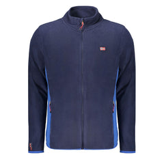 Suéter de poliéster azul de Noruega 1963