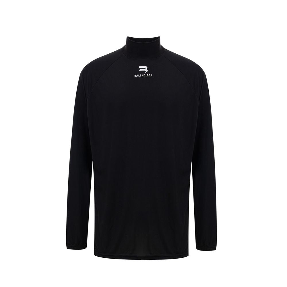 Suéter de poliéster negro de Balenciaga
